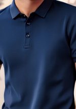 Erkek Kısa Kollu Yakalı Viskon Iki Iplik Erkek Bluz - Görsel 2