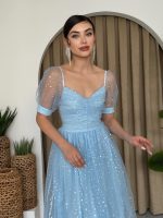 Helena Tül Elbise - Görsel 3