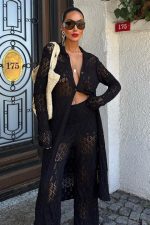 Bridget Ajurlu Uzun Hırka Takım 9881 - Görsel 2