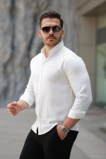 Erkek Uzun Kollu Gömlek - Görsel 2