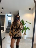 Kadın çift Yırtmaç Detaylı Mını Etek - Görsel 2