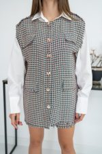 Mavi Kazayağı Desenli Yelek Ve Şort Takım - Görsel 3