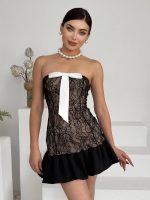 Vencover Straplez Elbise - Görsel 3