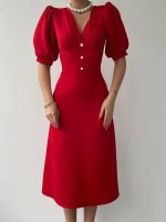 Linda Midi Elbise - Görsel 2