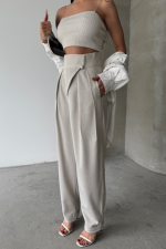 TASARIM PANTOLON - Bej - Görsel 2