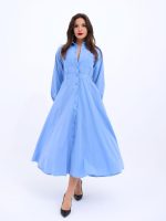 5903 ELBİSE-MAVİ - Görsel 2