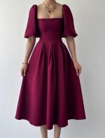 Jama Midi Boy Elbise - Görsel 2