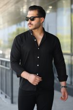 Erkek Uzun Kollu Regular Sofya Keten Gömlek