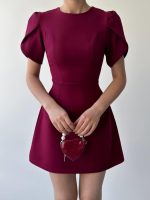 Alka İncili Fiyonk Detay Elbise - Görsel 2