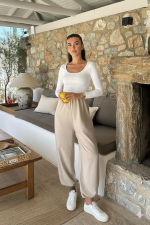 Jasmin Süzüneli Keten Tulum 1280-08