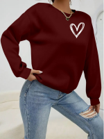 Kadın Uzun Kollu Bisiklet Yaka Viskon Iki Iplik Bluz - Görsel 3