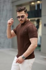 Erkek Hemşire Yaka Kısa Kollu Tişört - Görsel 2