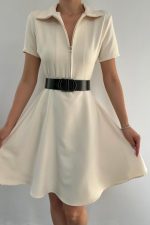 Kemik Kemerli Spor Elbise - Görsel 2