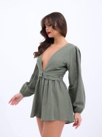 6528 TULUM ELBİSE-HAKİ - Görsel 2