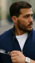 Erkek Balıkçı Zip Yaka Uzun Kollu Triko - Görsel 3