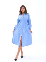 6966 ELBİSE-KOYU MAVİ - Görsel 3