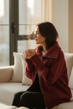 Kadın Uzun Kollu Fermuar Detay Sweat Shirt - Görsel 3