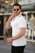 Erkek Yakalı Kısa Kollu T-shirt - Görsel 2