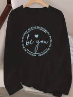 Kadın Uzun Kollu Bisiklet Yakabe Youdesenli Viskon Bluz - Görsel 3