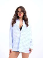 5213 GÖMLEK-LOS ANGELES ÇİZGİLİ