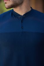 Erkek Hakim Yakalı Kısa Kollu Pamuklu T-shirt - Görsel 3