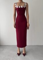 Mıng Çiçek Detaylı Elbise - Görsel 2