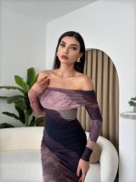 Sevilla Madonna Yaka Tül Elbise