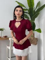 Safe Kalp Detaylı Elbise - Görsel 3