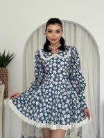 Vero Bebe Yaka Elbise - Görsel 2