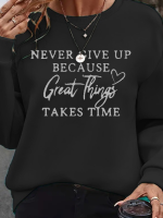 Kadın Uzun Kollu Yuvarlak Yaka Iki Iplik şardonlu Bluz - Görsel 3