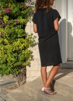 Kadın Polo Yaka Detaylı Aerobin Kumaş Elbise - Görsel 2