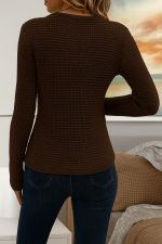 Kadın Uzun Kollu Bisiklet Yaka Triko Kazak - Görsel 2