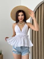 Agnes Sırt Detay Bluz - Görsel 3