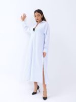 5857 ELBİSE-ATLANTA ÇİZGİLİ - Görsel 2