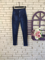 Yüksek Bel Likralı Jean Pantolon 90 Cm - Görsel 3