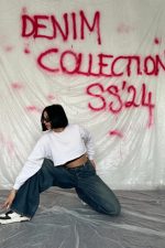 Lacivert Geniş Paça Jeans Pantolon - Görsel 2