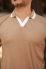 Erkek Hemşire Yaka Kısa Kollu Tişört - Görsel 3