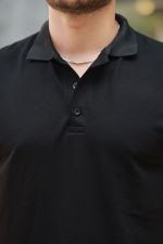 Erkek Kısa Kollu Yakalı Viskon Iki Iplik Erkek Bluz - Görsel 3