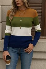 Kadın Uzun Kollu Yarı Balıkçı Yaka Triko Kazak