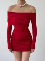 Tefs Straplez Elbise - Görsel 2