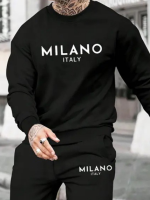 Erkek Uzun Kollu Baskı Detaylı Iki Iplik Takım - Görsel 2