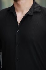 Erkek Fitilli Uzun Kollu Gömlek - Görsel 3