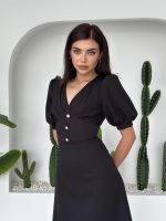 Linda Midi Elbise - Görsel 3