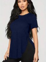 Kadın Türlü Viskon Kumaş Yırtmaç Detaylı Bluz - Görsel 2