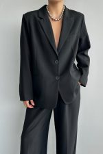 Oversize Ceket - Siyah