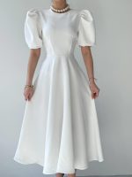 Catania Balon Kol Elbise - Görsel 2