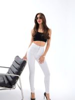 6489 PANTOLON-BEYAZ - Görsel 3