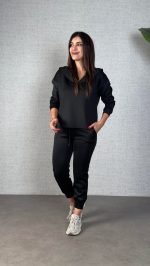 Kadın Uzun Kollu Kapüşonlu Ikili Takım - Görsel 3