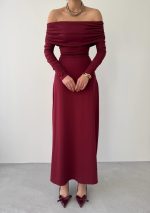 Uras Straplez Elbise - Görsel 2