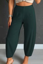 Kadın Yüksek Bel Krep Pantolon - Görsel 3